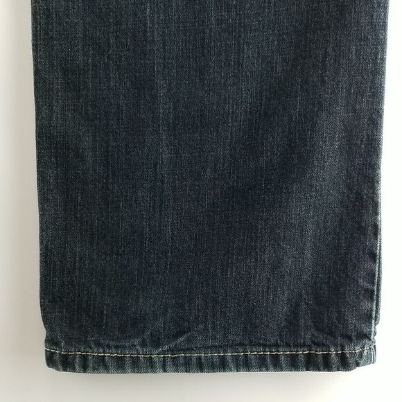 Warehouse One Jeans Men's Size 34/34 Black Washed Relaxed Straight Leg Denim - Picture 7 of 9